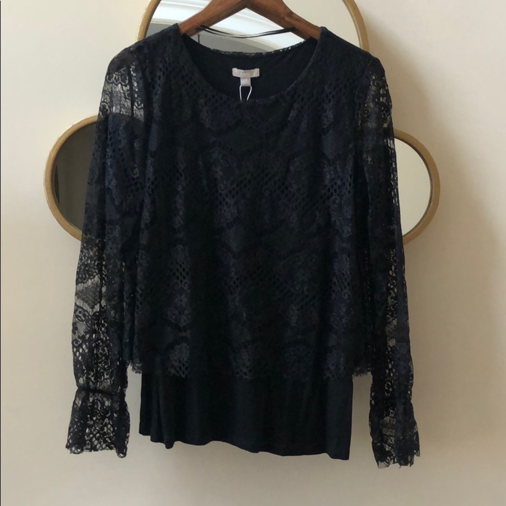 Black Lace Top